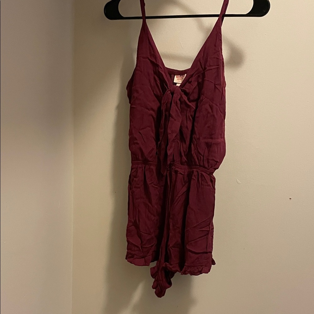 Elegant Burgundy Jumpsuit